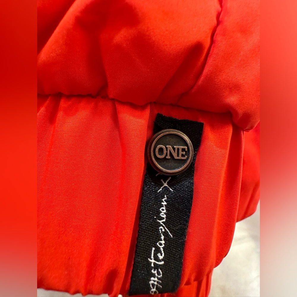 One Teaspoon Addicted Puffa Jacket Hooded Red NWT Size XS - Picture 8 of 11